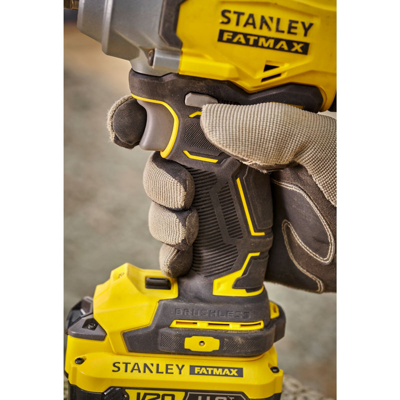 STANLEY 史丹利 SBW920M2K-B1 18V 充電式無刷衝擊扳手 (2電1充套裝)