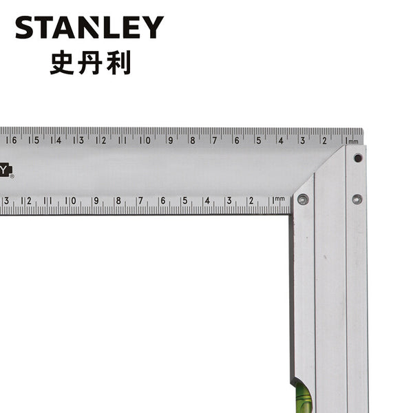 STANLEY 史丹利 帶水泡鋁直角尺 35-352-23